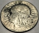 5 zł złotych 1933 Głowa Kobiety Polonia Jadwiga Babka SREBRO