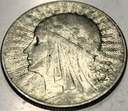 5 zł złotych 1934 Głowa Kobiety Polonia Jadwiga Babka SREBRO
