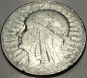 10 zł złotych 1932 Głowa Kobiety Polonia Jadwiga Babka SREBRO