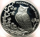 20 zł złotych 2005 Puchacz Zwierzęta Świata SREBRO