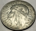 10 zł złotych 1932 Głowa Kobiety Polonia Jadwiga Babka SREBRO