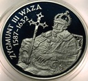 10 zł złotych 1998 Zygmunt III Waza PÓŁPOSTAĆ SREBRO