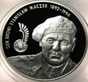 10 zł złotych 2003 generał Stanisław Maczek SREBRO