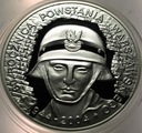 10 zł złotych 2004 Powstanie Warszawskie 1944 SREBRO