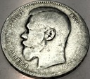 Rosja 1 rubel 1897 Mikołaj II SREBRO
