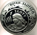 10 zł złotych 2004 1 zł 1924 Żniwiarka Dzieje Złotego SREBRO (nr 2)