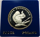 500 zł złotych 1985 Wiewiórka Ochrona Środowiska