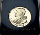 1000 zł złotych 1982 Jan Paweł II SREBRO