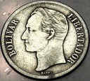 Wenezuela GRAM 5 1945 SREBRO