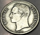 Wenezuela GRAM 10 1945 SREBRO