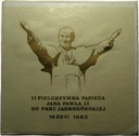 Medal Jan Paweł II Jasna Góra II Pielgrzymka Etui