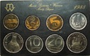 Zestaw Polskie Monety Obiegowe 1988 blister set Mennica
