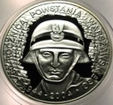 10 zł złotych 2004 Powstanie Warszawskie 1944 SREBRO