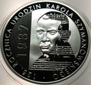 10 zł złotych 2007 Karol Szymanowski SREBRO