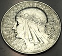 10 zł złotych 1932 Głowa Kobiety Polonia Jadwiga Babka SREBRO