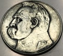 10 zł złotych 1936 Józef Piłsudski SREBRO
