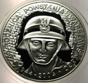 10 zł złotych 2004 Powstanie Warszawskie 1944 SREBRO