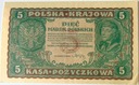 1919 5 Pięć Marek Polskich II Serja BJ