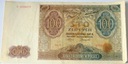1941 100 zł Sto Złotych seria A Gubernia banknot
