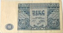 1946 5 zł banknot pięć złotych (nr 2)