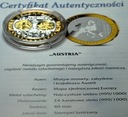 Wspólna Waluta Euro AUSTRIA Osterreich 40 mm SREBRO