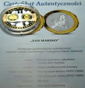 Wspólna Waluta Euro SAN MARINO Republica di San Marino 40 mm SREBRO