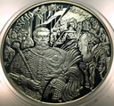 10 zł złotych 2001 Jan III Sobieski SREBRO POPIERSIE