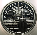 10 zł złotych 2002 Jan Paweł II Pontifex Maximus SREBRO