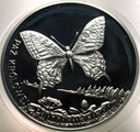 20 zł złotych 2001 Paź Królowej Zwierzęta Świata Motyl SREBRO