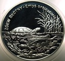 20 zł złotych 2002 Żółw Błotny Zwierzęta Świata SREBRO
