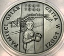 20 zł złotych 2004 GETTO Pamięci ofiar Getta w Łodzi SREBRO