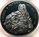 10 zł złotych 2005 August II Mocny PÓŁPOSTAĆ SREBRO