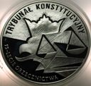 10 zł złotych 2001 Trybunał Konstytucyjny 15-lecie orzecznictwa SREBRO