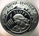 10 zł złotych 2004 1 zł 1924 Żniwiarka Dzieje Złotego SREBRO