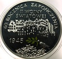 10 zł złotych 2005 60 rocznica zakończenia II Wojny Światowej SREBRO