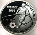 10 zł złotych 2006 Niemcy Mistrzostwa Świata FIFA HOLOGRAM SREBRO