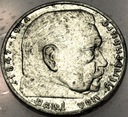 Niemcy 2 marki 1939 Hindenburg SREBRO