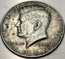 USA 1/2 dolara Half Dollar 1964 KENNEDY John F JFK SREBRO