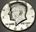 USA 1/2 dolara Half Dollar 1969 KENNEDY John F JFK SREBRO