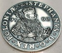 Talar Olkuski 1580 Stefan Batory Talary Polski Królewskiej Kremnica SREBRO