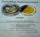 Wspólna Waluta Euro AUSTRIA Osterreich 40 mm SREBRO