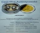 Wspólna Waluta Euro MONAKO Monaco 40 mm SREBRO