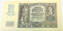 1940 20 zł Dwadzieścia Złotych, banknot Seria L (nr 1)