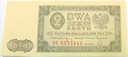 1948 2 zł, dwa złote, banknot seria BR