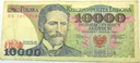 1988 10000 zł złotych Wyspiański seria DG banknot