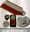 Medal 40-lecia Polski Ludowej + baretka + miniaturka