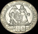 100 zł złotych 1966 Mieszko Dąbrówka Tysiąclecie Państwa Polskiego SREBRO