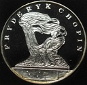 100000 zł 1990 Fryderyk Chopin MAŁY TRYPTYK RZADKA