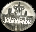 100000 zł złotych 1990 Solidarność TYP A uncja 1 oz SREBRO