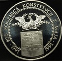 200000 zł złotych 1991 Konstytucja 3 Maja SREBRO